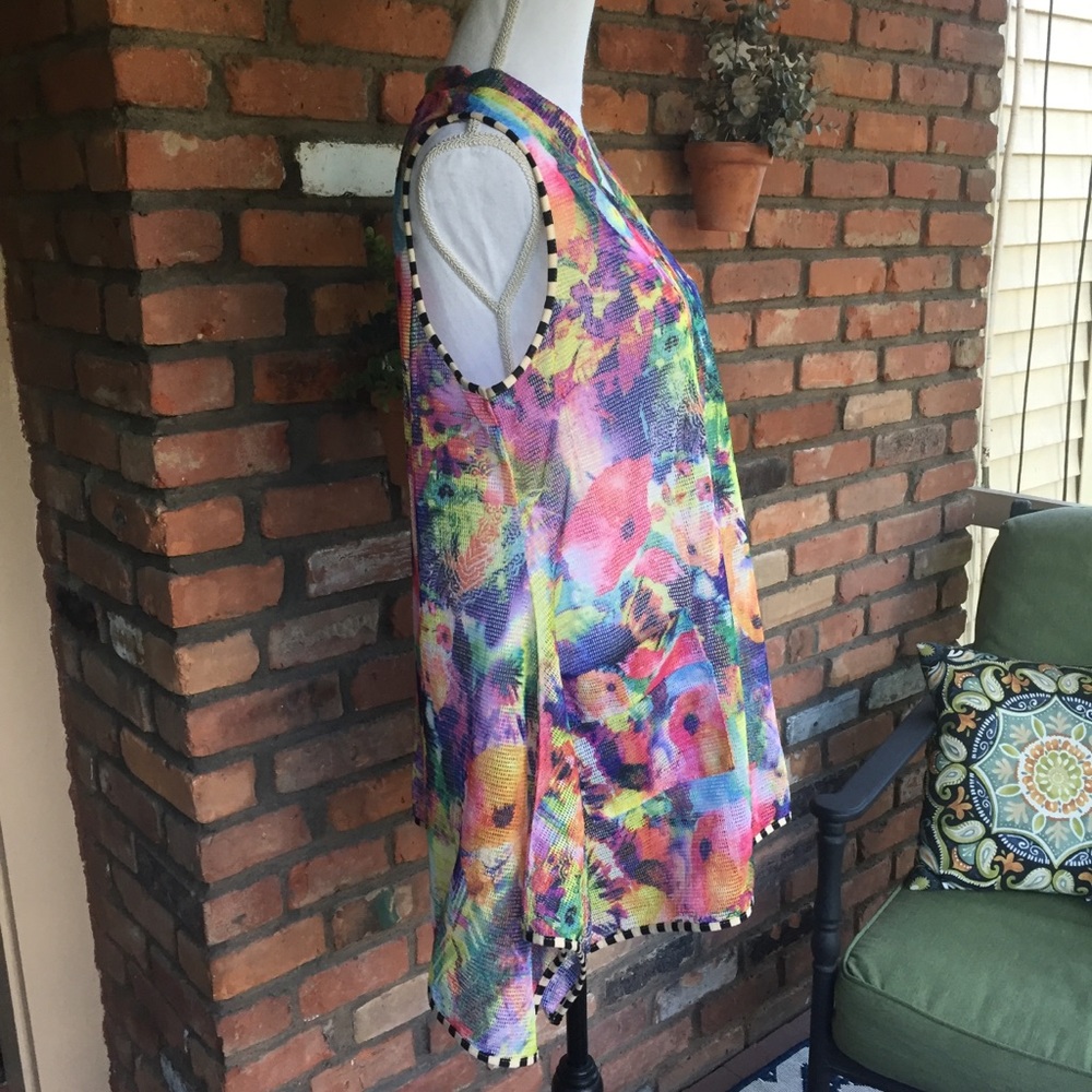 Funky 80s Mesh Smock - Picture 3 of 5